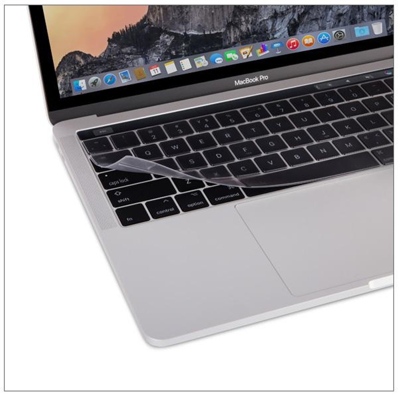 Touch Bar搭載 MacBook Pro キーボードカバー moshi Clearguard MB