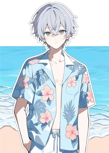 Nekonoko 2026 Summer Collection 月亮貼紙 Summer Shore