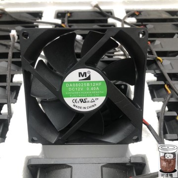 A正品全新DA08025B12HF 12V 0.40A 8025 8CM 3線UPS不間斷電源散熱