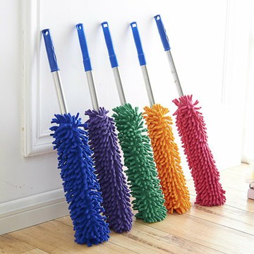 床底清掃神器雪尼爾除塵雞毛撣子家用可伸縮汽車掃灰清潔工具