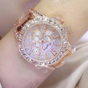 『知恩』 同款滿天星女表 滿天星手錶 滿鑽氣質女表 奢華女士手錶 時尚手錶 高顏值【亞德機械五金家居】