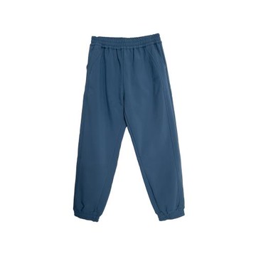 秋冬加絨高腰拼接休閑有口袋運動褲軟殼保暖沖鋒褲束腳收口衛褲