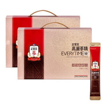 高麗蔘精EVERYTIME秘 10mlX20入X2盒(效期:2026/08後)