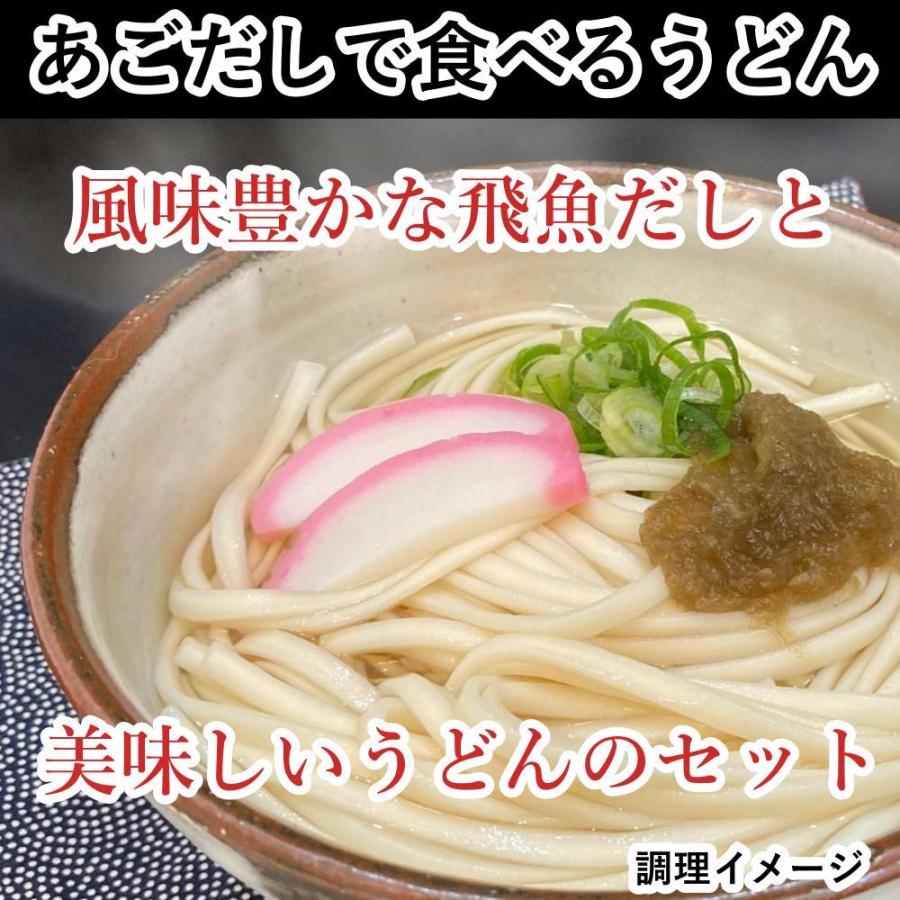 あごだし で 食べる らーめん ＆ うどん セット （らーめん1袋、うどん2袋） 長崎 飛魚 トビウオ 送料無料