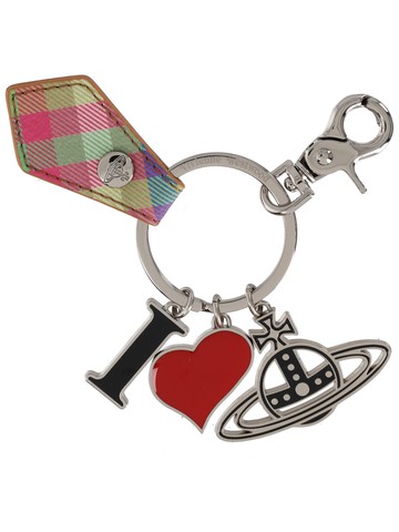 vivienne westwood "i love orb" keychain