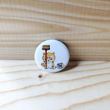 胸章/別針/徽章 小浣熊清潔工