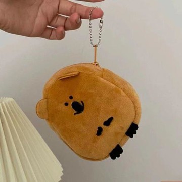 零錢包搞怪可愛公仔零錢包小考拉毛絨掛件耳機包隨身帶收納迷你包