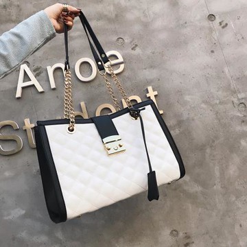 包包女2025款高質感大容量單肩包菱格鏈條斜挎包洋氣休閑手提包