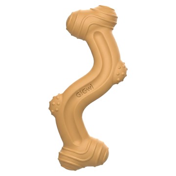 GiGwi S型潔牙龍骨  咖色  1個  M