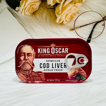 挪威  King Oscar 奧斯卡國王 鱈魚嫩肝 鱈魚肝 121g 嫩肝 cod liver