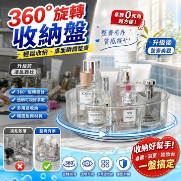 免運🚀多用途家用調味品透明廚房調料置物架收納盒多旋轉收納盤