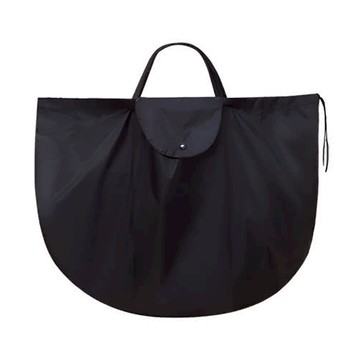 上手家居 防水安全帽袋 購物袋 大容量  黑色  48cm  1個