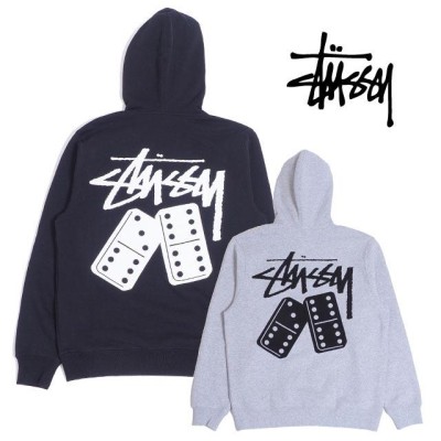 STUSSY ステューシー パーカー メンズ ブラック アッシュヘザー 黒