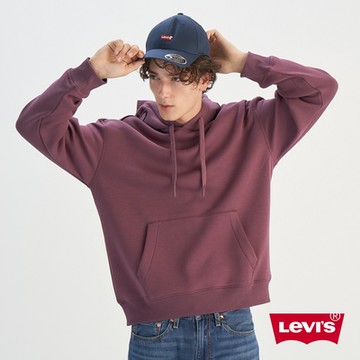 Levis 男女同款 可調式環釦丹寧棒球帽 / 精工刺繡Logo / FLEXFIT 110吸濕排汗 藍