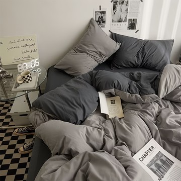 雙人加大薄被套 MACARON-Q-J-Y  芝麻海苔  200 x 230cm  被套