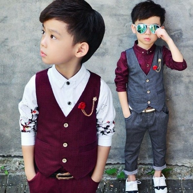 子供服 スーツ キッズ 男の子 ベストスーツ グレー ワインレッド 入園式 卒園式 七五三 入学式 卒業式 結婚式 発表会 90 100 110 1 130 140cm 通販 Lineポイント最大get Lineショッピング