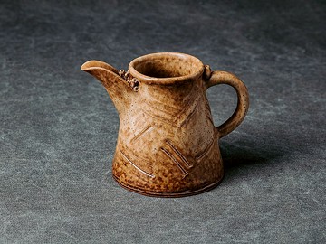 【寶來陶】花印紋茶海-大