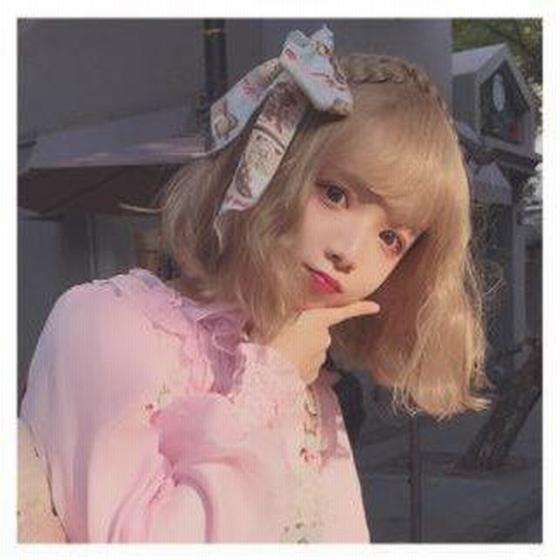 4色 通年 ウイッグ ウエーブヘア カール 三つ編み 甘ロリ クラロリ 姫