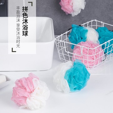 沐浴球浴花高檔不散可愛少女打沫泡泡洗澡搓澡灰背超柔軟大號兩用