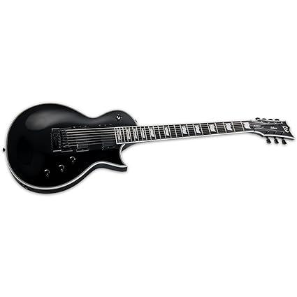 ESP LTD EC-1007 Eclipse Evertune 7-String Electric Guitar, Black