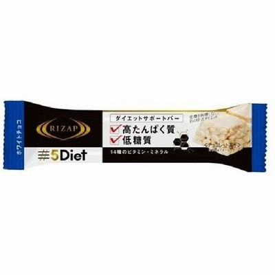 RIZAPRIZAP ＲＩＺＡＰ　５Ｄｉｅｔサポートバー　ホワイトチョコ 4589404140179 1ポン×12個（直送品）