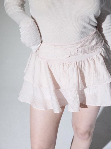 ALIENAR Tencel Bow Skirt [Pink]