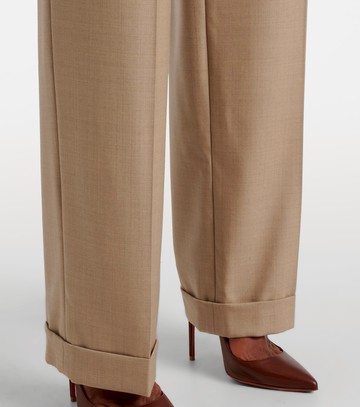 Ralph Lauren Collection Stamford high-rise wool straight pants