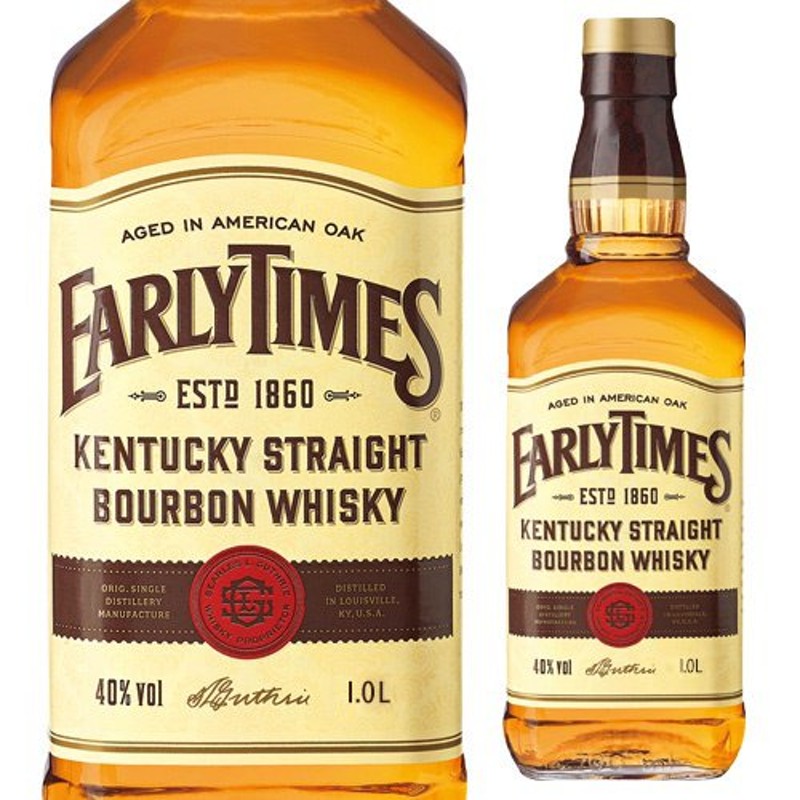 ウイスキー アーリータイムズ 1L 40度 1000mL バーボン アメリカ 1,000 1リットル 長S whisky 通販  LINEポイント最大0.5%GET | LINEショッピング