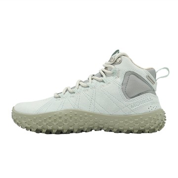 Merrell 休閒鞋 Wrapt Mid WP 女鞋 防水 灰 藍 麂皮 抓地 戶外 山系 ML008644