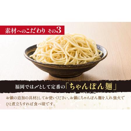 ふるさと納税 「おおやま」博多もつ鍋(みそ味／2人前) 福岡県飯塚市