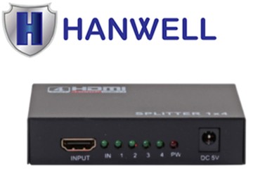 HANWELL HS-M104   HDMI 影音訊號分配器