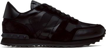 Valentino Garavani 黑色 Rockrunner Camouflage Noir 运动鞋