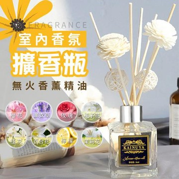 室內香氛擴香瓶50ml+補充液260ml (8款任選 芳香劑 家用臥室 廁所除臭 擴香精)