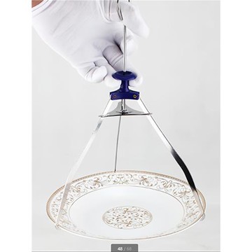 三角碗碟夾子不銹鋼取物取碗器提盤子碟家用防燙夾三腳盤夾三爪夾