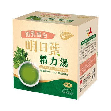 【聖德科斯鮮選】統健-初乳蛋白明日葉精力湯(30g*10包/盒)