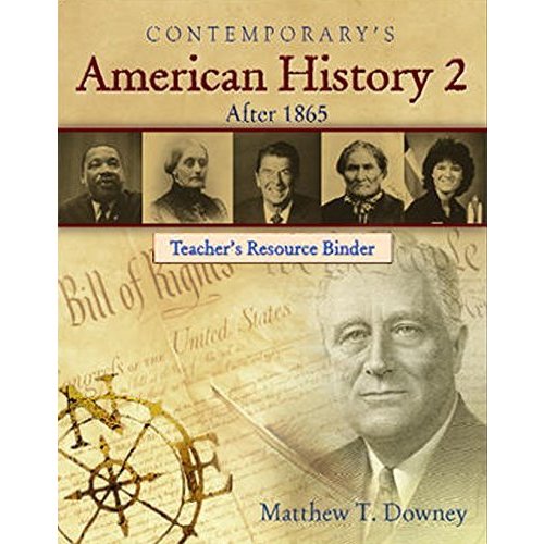 American History (After 1865)  Teacher's Resource Binder' (American History II)