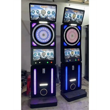 【台灣公司 可開發票】上海出租/DCF軟式飛鏢機自動記分飛鏢盤 立式投幣酒吧電子飛鏢機