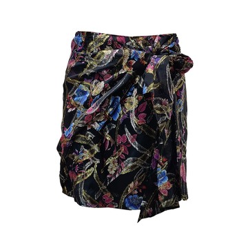 PINKO凹扭結印花裙子