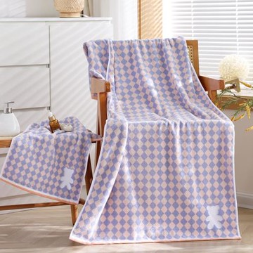 純棉浴巾毛巾三件套新款全棉家用成人沐浴套裝吸水加大加厚洗澡巾