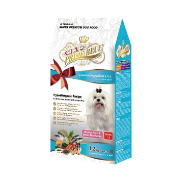 LCB 藍帶廚坊 低敏成犬精選狗食 1.2kg 亮毛護眼  魚肉糙米  1袋