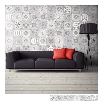 復古花磚壁貼 N款 歐風自黏壁紙 瓷磚牆貼 磁磚貼紙 踢腳線 防水