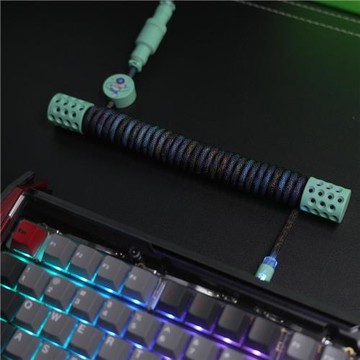 五芯8K磁軸客制化鍵盤航插數據線磁軸鍵盤美加獅/艾巖/MelGeek/EZ