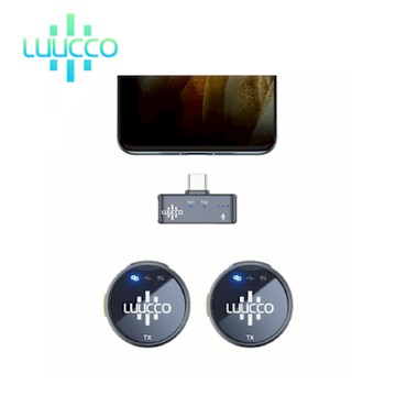 LUUCCO AirWave K2 無線磁吸領夾麥克風 Type-C/Lightning