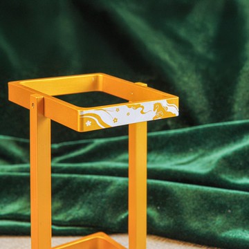 【航太邊角料再造】馬耀青雲-桌上型垃圾袋架