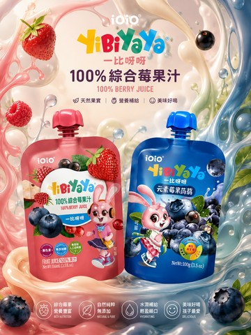 【IOIO】一比呀呀 |元氣果凍蒟蒻(蘋果/莓果) 100ml/包 *健人館*