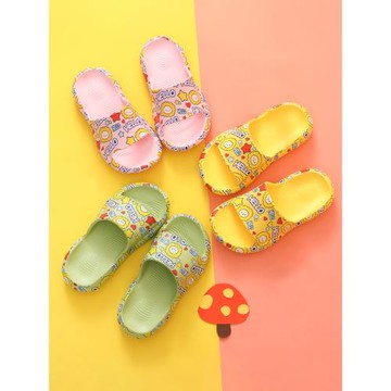 兒童拖鞋男童卡通家居室內防臭防滑超輕超軟小童女寶浴室涼拖夏季