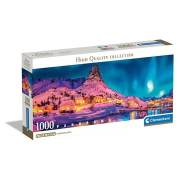 挪威羅弗敦群島夢幻之夜 1000片全景拼圖 Clementoni