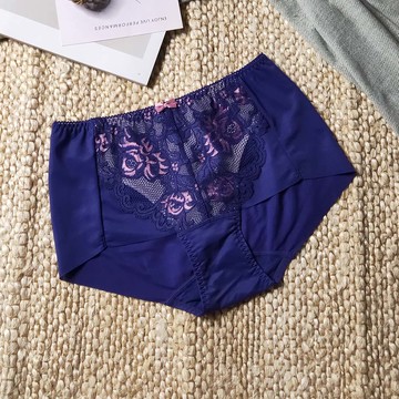 【曼黛瑪璉】包覆提托雙弧  低腰平口無痕內褲(自信紫)