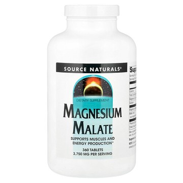 Source Naturals, 蘋果酸鎂，360 片（每片 1250 毫克）