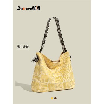 CAPIE&KURI小眾慵懶風托特包女2025新款百搭通勤大容量單肩斜挎包